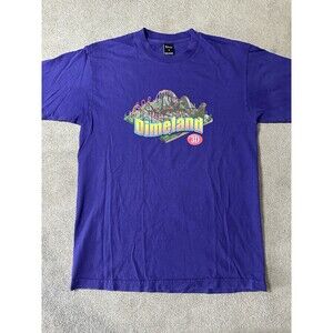Dime‎ Dimeland 3D T Shirt Mens Size Medium Made In USA Purple